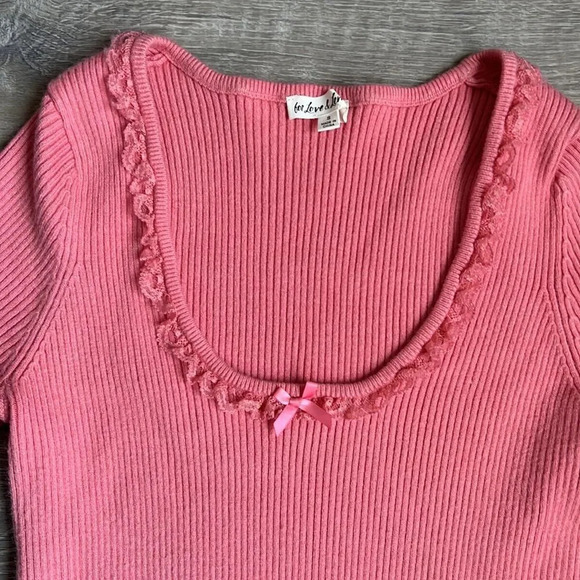 For Love & Lemons Calla Knit Top - Picture 4 of 10